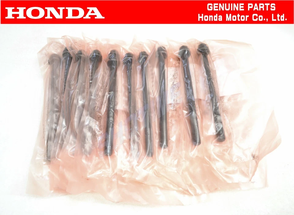 HONDA ACURA 94-01 INTEGRA GSR TYPE-R B18C VTEC Cylinder Head Bolt 10 Pcs OEM - Image 1 of 1