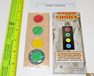 Color Choice Magic Trick - Mentalism, Color Prediction, Use To Force a Color - Picture 1 of 4
