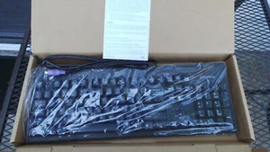 New Gateway Keyboard Wired PS/2 Model KB-0447 Part # 7005395 NIB US Mechanical - Picture 1 of 5