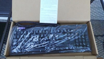 New Gateway Keyboard Wired PS/2 Model KB-0447 Part # 7005395 NIB US Mechanical - Image 1 of 4