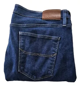 R.M. Jeans Williams Ramco pierna recta índigo lavado denim oscuro para hombre talla 40x30 - Imagen 1 de 9