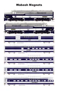 Wabash Banner blu 7 magneti di Andy Fletcher - Foto 1 di 1