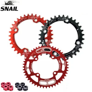 UK STOCK 104BCD 30T-52T Narrow Wide Bike MTB Chainring Single Tooth Chain Ring - Picture 1 of 15