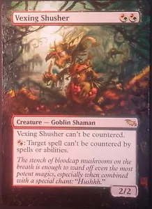 Museleur Vexatoire Japonais Altéré - Altered Vexing Shusher - Magic mtg - - Bild 1 von 1