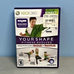 2012 Xbox 360 Your Kinect "Shape Fitness Evolved" Game/Manual Included Game Wks - Picture 1 of 4