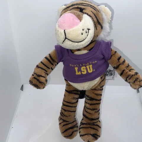Mike the Tiger Mascot Louisiana State University LSU 12” Here’s a Hug Tiger bb Cover