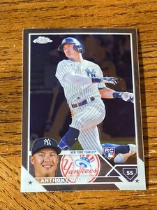 Anthony Volpe, RC, 2023 Topps Chrome, Karte 4, kostenloser Versand! - Bild 1 von 2