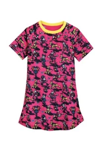 New Disney Parks Girls Minnie Mouse Halloween Pajamas Dress Short Sleeve Kids 4 - Picture 1 of 6