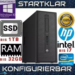 HP ProDesk 600 G1 MT Premium PC bis Intel Xeon 32 GB RAM 1000GB SSD WIN 10 - Bild 1 von 10