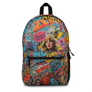 Taylor Swift "Have You Got Room For All That?" Durable Polyester Backpack - Picture 1 of 6