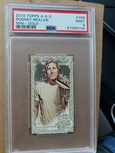 PSA 9 Rodney Mullen 2019 Topps Allen & Ginter 159 Skateboarder Tony hawk protge