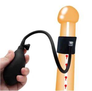 Inflatable Penis Pump Ball Stretcher Plug Sounding Dilator Extenter Bondage - Picture 1 of 40