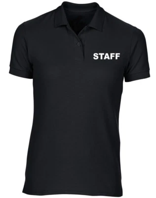 Embroidered Staff Workwear Womens Polo T-Shirt 6 Colours (8-20) by swagwear