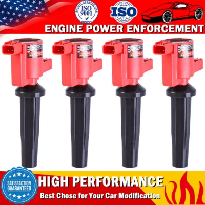 Juego de 4 bobinas de encendido para Ford Focus 2004 2005 2006 2007 2,3 L 2,0 L DG507 Foto 1 de 4