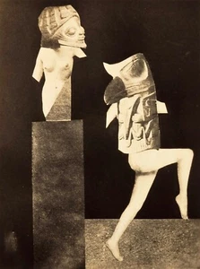 HANNAH HOCH FOTOMONTAJE SIN TÍTULO ARTE IMPRESIÓN GICLEE LIENZO FINO - Imagen 1 de 4