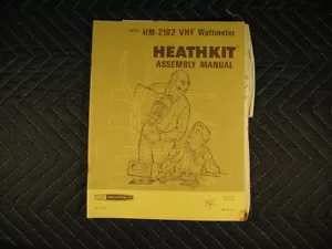 Genuine Heathkit Model HM-2102 VHF Wattmeter Manual - Picture 1 of 6