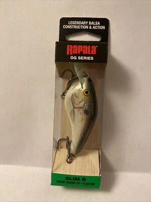 Rapala Ott's Garage OG Slim 6 Shad Flat Sided Crankbait - FAST SHIPPING!