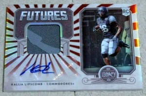 2020 Panini Legacy #FP-KL Kalija Lipscomb RC Rookie Futures Patch Auto Ruby /100 - Picture 1 of 2