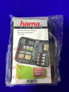 Hama Universal Memory Card Case Large Faux Leather Black 16.5 X 3 X 11.5 Cm Comp - Picture 1 of 2