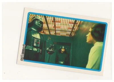 1996 SKYBOX STAR WARS STICKERS #8 VADER INTERROGATES LEIA - Image 1 of 2