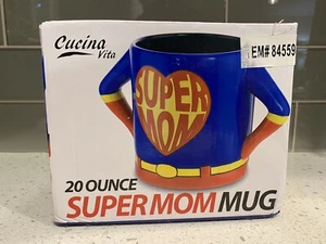 Cucina Vita - Supermom Super Mom Supergirl - 20 onzas - Taza - Nueva - Imagen 1 de 2