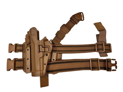 Новая тактическая кобура BLACKHAWK 430504CT-L Serpa уровень 2 цвет Coyote Brown - Изображение 1 из 2