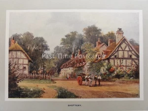 SHOTTERY Cottages of Wawickshire c1920's PRINT W.W. Quartremain by J. Salmon - Picture 1 of 2