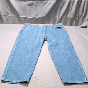 Kirkland Signature Relaxed Blue Jeans Comfortable Fit - Picture 1 of 7