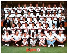 1979 California Angels Team Picture Color 8 X 10 Photo Pic