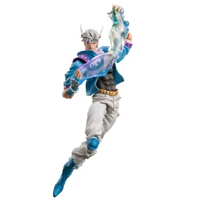 JJBA JoJo Caesar Second 6.3in Anime Figure Super Action Statue Medicos Japan NIB - Image 1 of 4
