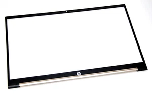 M33445-001, LCD FRONT BEZEL W/ HINGE CAP WARM GOLD HP 15-EG SERIES (55984) A - Picture 1 of 2