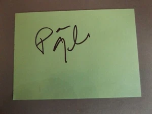 HAND SIGNED 5" x 3.5" AUTOGRAPH BOOK PAGE - DAN QUAYLE - US VICE PRESIDENT - Picture 1 of 1