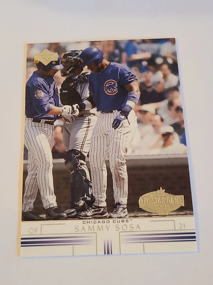 2002 Sammy Sosa Upper Deck Baseball Card #301 All Star Game - Image 1 of 2