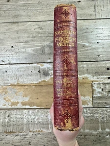 1897 Antique Exploration Book "Nansen in the Frozen World" John Read - Picture 1 of 10