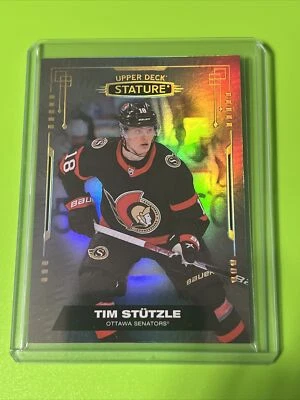 2021-22 UPPER DECK STATURE VETERAN BASE #36 SENATORS - TIM STUTZLE - Image 1 of 2