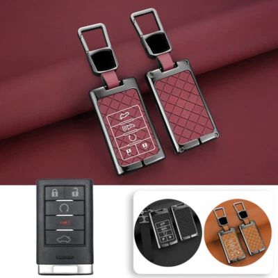 Funda de cuero de aleación para llave de coche para Cadillac Escalade CTS STS ESV EXT ATS XTS  Foto 1 de 4