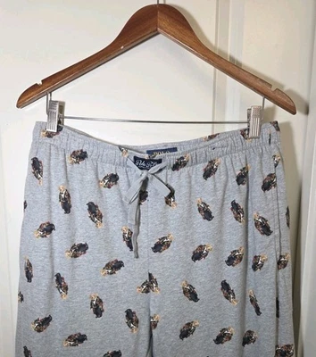 Ralph Lauren POLO BEAR en ESMOQUIN Pantalones de Pijama Salón Jogger Pantalones Gris Para Hombre L Foto 1 de 4