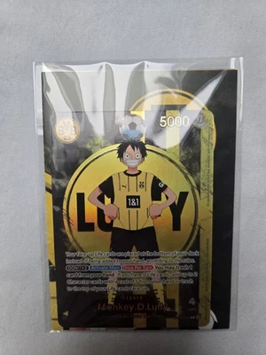 ONE PIECE x BVB 09 Dortmund Promo Karte Card ST13-003 Monkey D Luffy sealed NEU - Bild 1 von 2