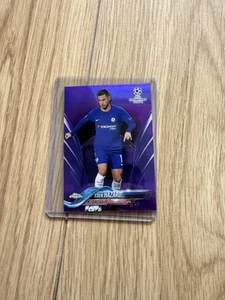 Topps Chrome UCL Eden Hazard 2017 - Chelsea FC - refractor púrpura/250 - Imagen 1 de 2