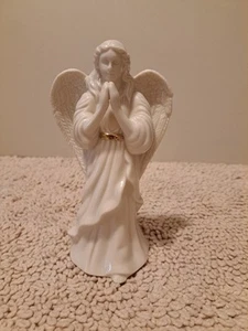 VTG- Lenox Praying Angel Figurine W/Gold Trim 6” H - Picture 1 of 4