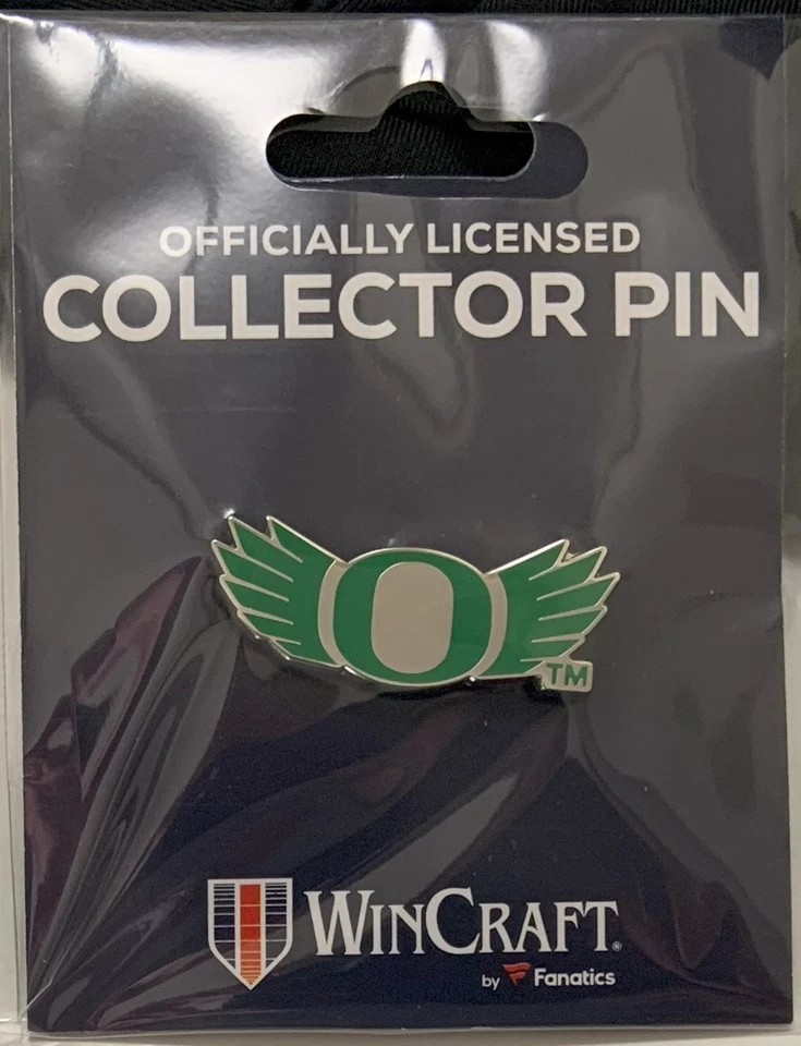 OREGON DUCKS DUCK WINGS LAPEL COLLECTOR PIN NEW WINCRAFT - Image 1 of 1