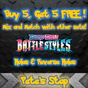 Pokemon Karten - Schwert & Schild: Kampfstile - Holos & Reverse Holos - TCG - Bild 1 von 1