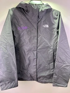 Chaqueta para mujer The North Face gris medio DryVent con capucha impermeable carcasa para lluvia - Imagen 1 de 8