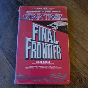 VTG 1989 Star Trek: Final Frontier by Diane Carey Factory Sealed Audiobook - Picture 1 of 2