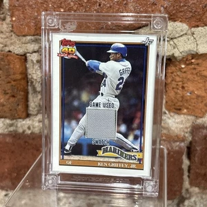 1991 Topps Ken Griffey Jr., Mariners 40 Year Anniversary #790 Jersey Fusion - Bild 1 von 2