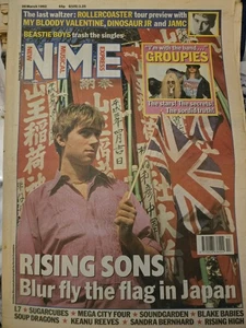 NME Magazine March 1992 Blur Japan Tour Cover Nirvana Soundgarden Beastie Boys - Picture 1 of 4