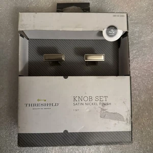 Schwellenknopf-Set Satin-Nickel-Finish, 10er-Pack brandneu kostenloser Versand - Bild 1 von 2