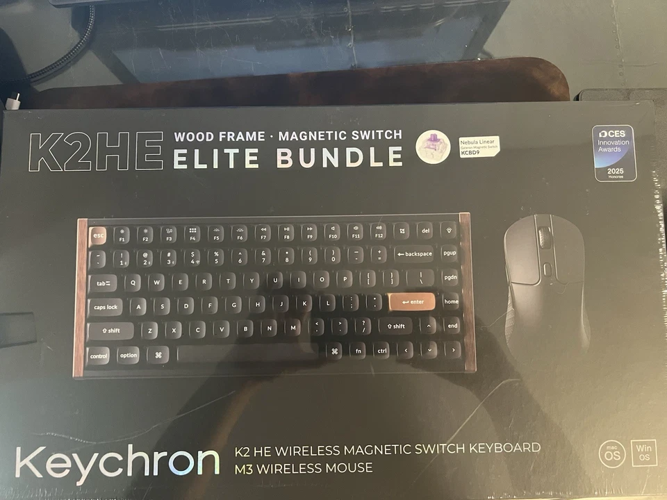 Brand New Keychron K2 HE Special Edition Elite Bundle M3 Mouse - Image 1 of 1