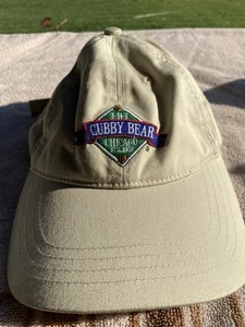 Vintage Cubby Bear Bar Chicago Cubs Wrigleyville Baseball Adjustable Hat - Picture 1 of 8