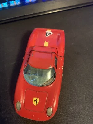 Juguetes Corgi #314 Ferrari Berlinetta 250 Le Mans rojo 1/43 fundido a presión dañado como está Foto 1 de 2